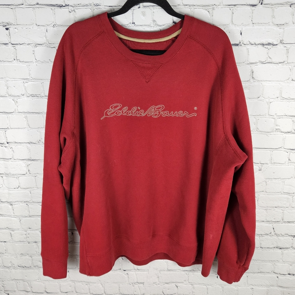 EDDIE BAUER | crewneck long sleeve heavyweight sweatshirt